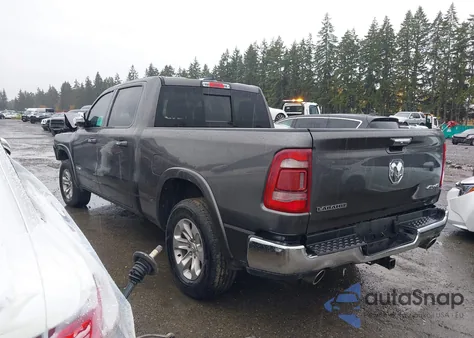 2022 Ram 1500 Laramie 4X4 6'4 Box из США, поврежденный, VIN 1C6SRFRT0NN136967